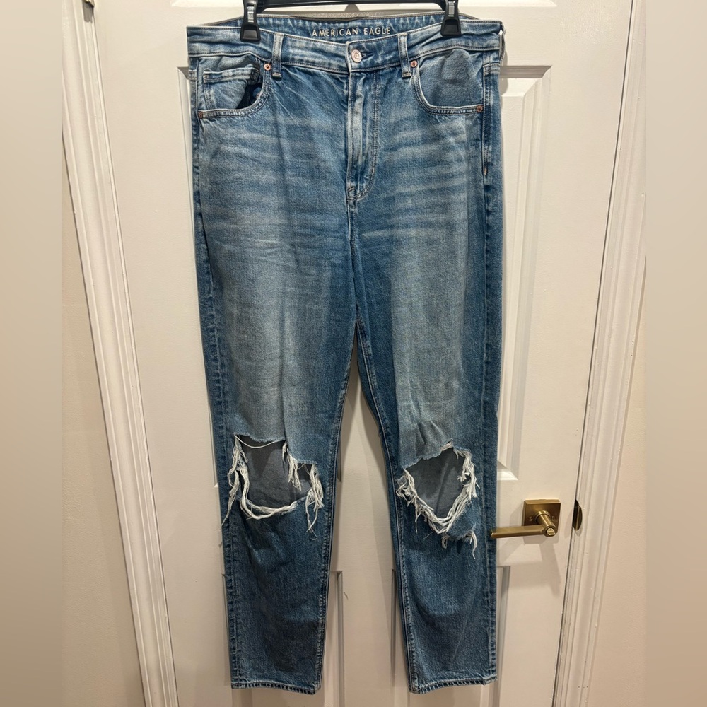 American Eagle Light Blue Denim Tall Jeans